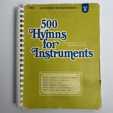 500 Hymns for Instruments BOOK D Trombones String Bass Lillenas Worship Songs segunda mano  Embacar hacia Mexico