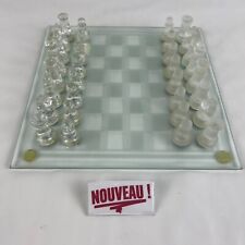 Glass chessboard chequerboard d'occasion  Expédié en Belgium
