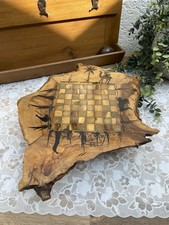 Plateau échecs artisanal d'occasion  Le Grand-Lucé