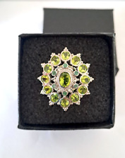 Bague émeraude péridot d'occasion  L'Île-Rousse
