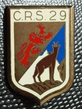 INSIGNE POLICE - CRS 29 (LANNEMEZAN) COMPAGNIE REPUBLICAINE DE SECURITE N°29 na sprzedaż  Wysyłka do Poland