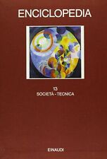 Enciclopedia einaudi. società usato  Italia