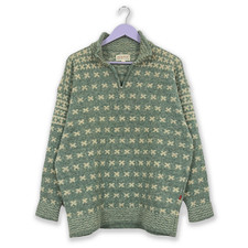 Maglione vintage azzurro usato  Montegrotto Terme