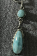 Larimar kettenanhänger anhän gebraucht kaufen  Greifswald-Umland ll
