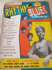 RARO! Revista Rhythm And Blues outubro de 1962. Mary Wells, marvelettes, milagres... comprar usado  Enviando para Brazil