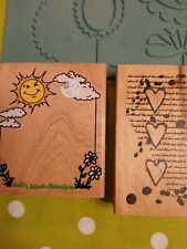 Wooden stamps embossing for sale  KIDDERMINSTER