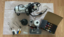 Usado, Kit aerógrafo - Compressor de ar e acessórios Timbertech 125W + 32 cores de pintura comprar usado  Enviando para Brazil
