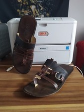Herren vollechleder sandalen gebraucht kaufen  Hof