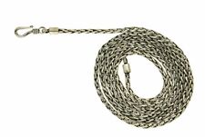 ▌925 Corda Bali Prata Esterlina Trigo 2,5mm Corrente Tamanho 16",18",20",22"-36" »CH111 comprar usado  Enviando para Brazil
