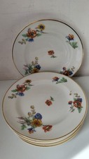 Assiettes dessert fleuries d'occasion  Le Mans