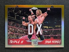 2025 Topps Chrome WWE TRIPLE H/SHAWN MICHAELS 48/50 Gold Ref Tag Team #TAG-DGX comprar usado  Enviando para Brazil