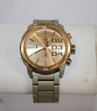 Usado, Diesel DZ5303 mostrador tom dourado relógio feminino cronógrafo aço titânio 42mm comprar usado  Enviando para Brazil