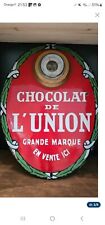 Plaque emaillee chocolat d'occasion  Saulcy-sur-Meurthe