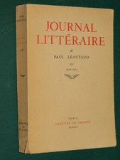 Journal littéraire 1922 d'occasion Journal littéraire 1922 d'occasion  Villedieu-sur-Indre