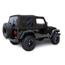 Jeep Wrangler TJ Top, 03-06, Janelas Coloridas, Portas Superiores, Black Diamond comprar usado  Enviando para Brazil