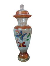 Vaso vetro dipinto usato  Napoli