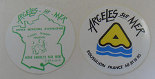 Lot stickers argeles d'occasion  Expédié en Belgium