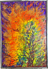 Gemälde abstrakt unikat gebraucht kaufen  Solingen