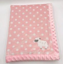 Cobertor Carter's Baby Lamb Sheep Child of Mine bolinhas rosa minky comprar usado  Enviando para Brazil