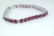 Faceted garnet 925 for sale  Media