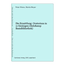 Ermittlung ratorium gesängen gebraucht kaufen  Ohlsbach