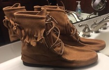 Moccasins brown high for sale  Worcester