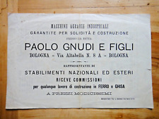 1895 circa paolo usato  Imola