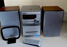 Usado, Sony CMT-NEZ30 CD estéreo fita cassete AM FM mini sistema de componentes micro HiFi comprar usado  Enviando para Brazil