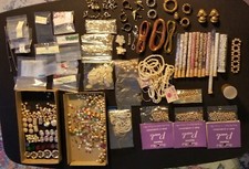 Kit de joias vintage Walco 1952 pérolas miçangas artesanato bijuterias comprar usado  Enviando para Brazil