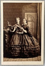 CDV CAMILLE SILVY SENHORAS CHAMADO CONSTANCE & BERTHA BARHAM FOTO ANTIGA MODA, usado comprar usado  Enviando para Brazil