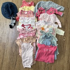 Roupas de bebê recém-nascido menina a granel tamanho 3 - 6 meses Jamie K, Quincy Mae, algodão comprar usado  Enviando para Brazil