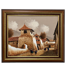 Splendide gouache toile d'occasion  Massy