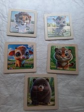 Kleine tierpuzzel puzzel gebraucht kaufen  Eberswalde