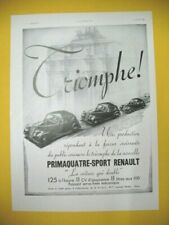 Publicite presse renault d'occasion  Mazamet