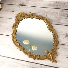Miroir vintage allongé d'occasion  Villeurbanne