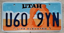 Targa utah originale usato  Biella
