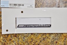 Emblema emblema BMW OEM porta-malas competição M2 M3 M4 M5 M6 preto brilhante geração F comprar usado  Enviando para Brazil