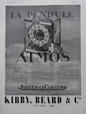 Publicite pendule atmos d'occasion  Montluçon