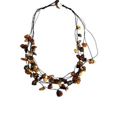 Amber bib necklace for sale  Azusa