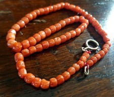 Collana corallo mediterraneo usato  Latina