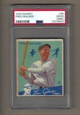 1934 GOUDEY FRED WALKER # 39 PSA 2 MK comprar usado  Enviando para Brazil