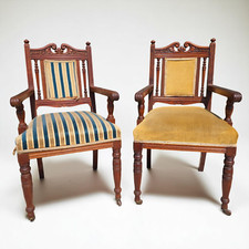 Pair antique carved for sale  ROYSTON