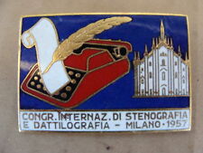 Placca spilla stenografia usato  Santena