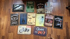 Tin signs collection for sale  SALTCOATS