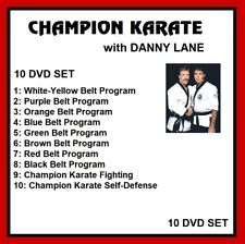 CHAMPION KARATE TRAINING SERIES 10 DVD SET belt program & Fighting like tang soo segunda mano  Embacar hacia Mexico