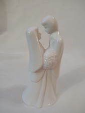 Decoração de bolo de casamento noiva e noivo Wilton porcelana branca vintage comprar usado  Enviando para Brazil