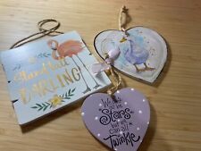 Wooden hanging signs for sale  SWINDON