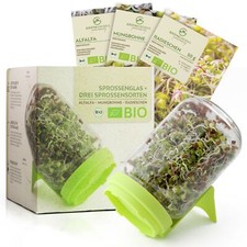 Sprossenglas keimglas set gebraucht kaufen  Blomberg