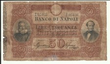 Banconote italiane regno usato  Villa San Secondo