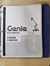 Genie parts manual for sale  Womelsdorf